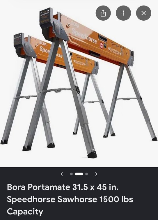 Bora Portamate Speedhorse 1500lb rating
