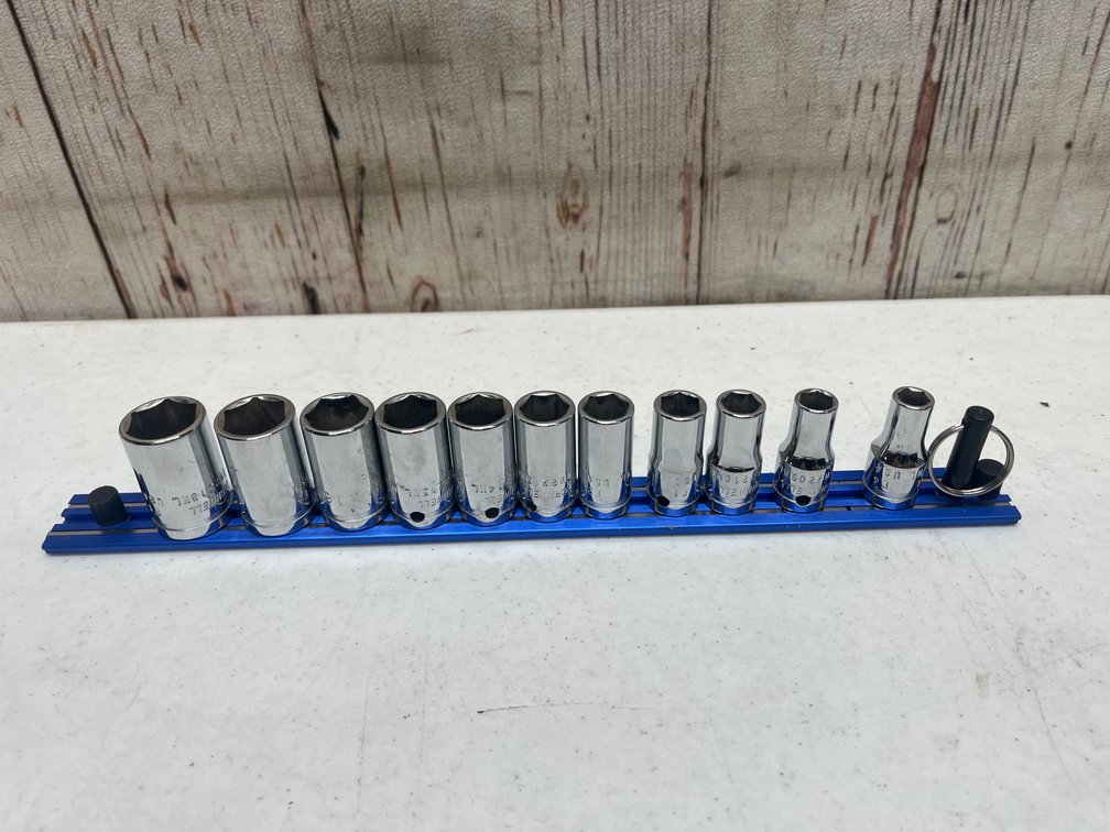 3/8” drive Cornwell metric sockets. 8mm - 19mm