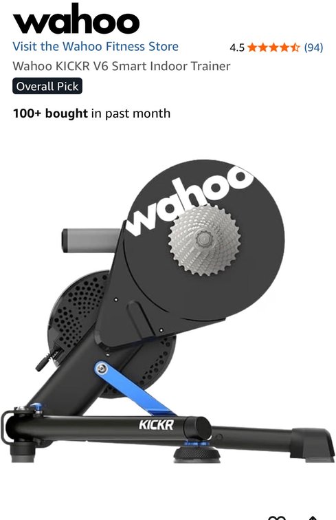 Retail $850 Wahoo Kickr indoor bike trainer