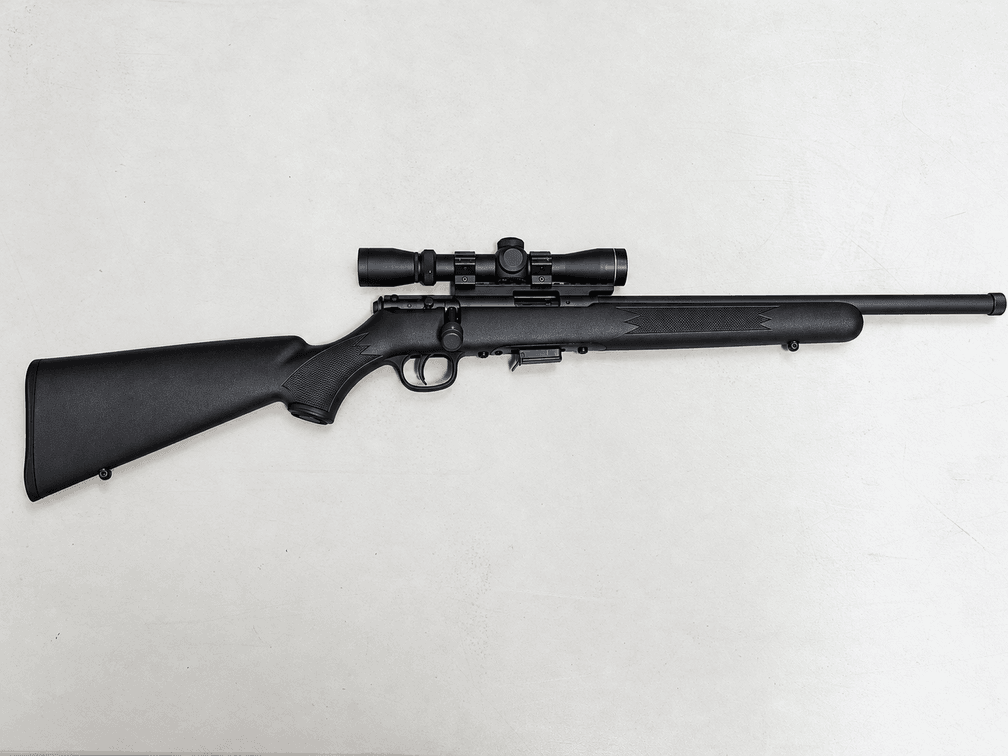 Savage Model 93 Cal .22 WMR Bull Barrel w/ 2-7 Leupold optic
