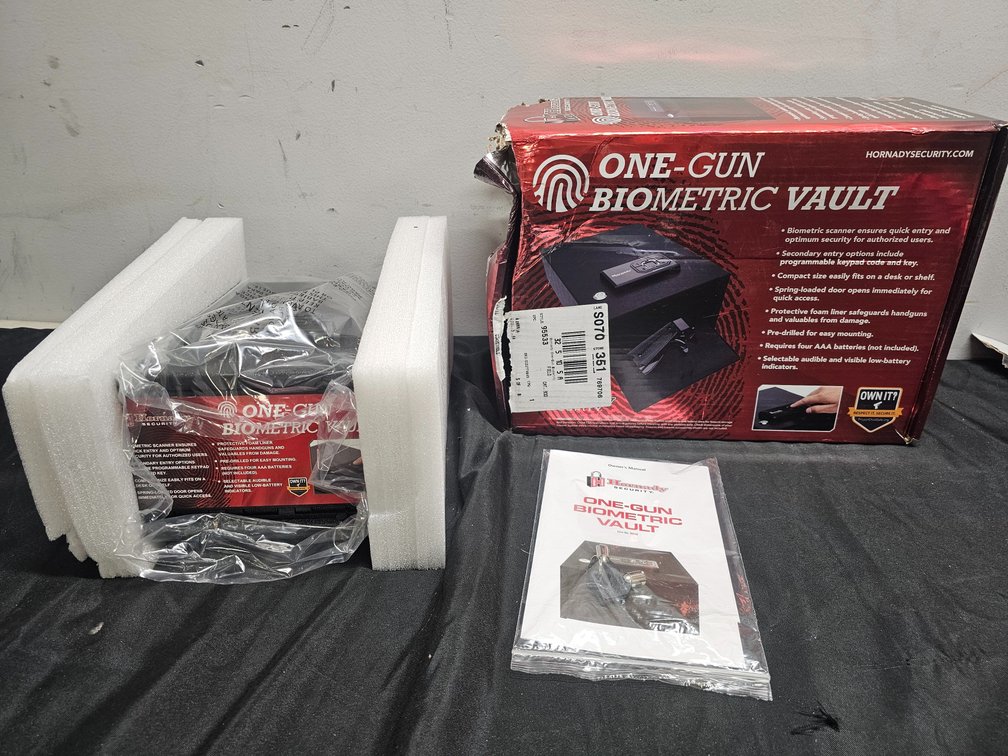 Hornaday Security One Gun Biometric Valut