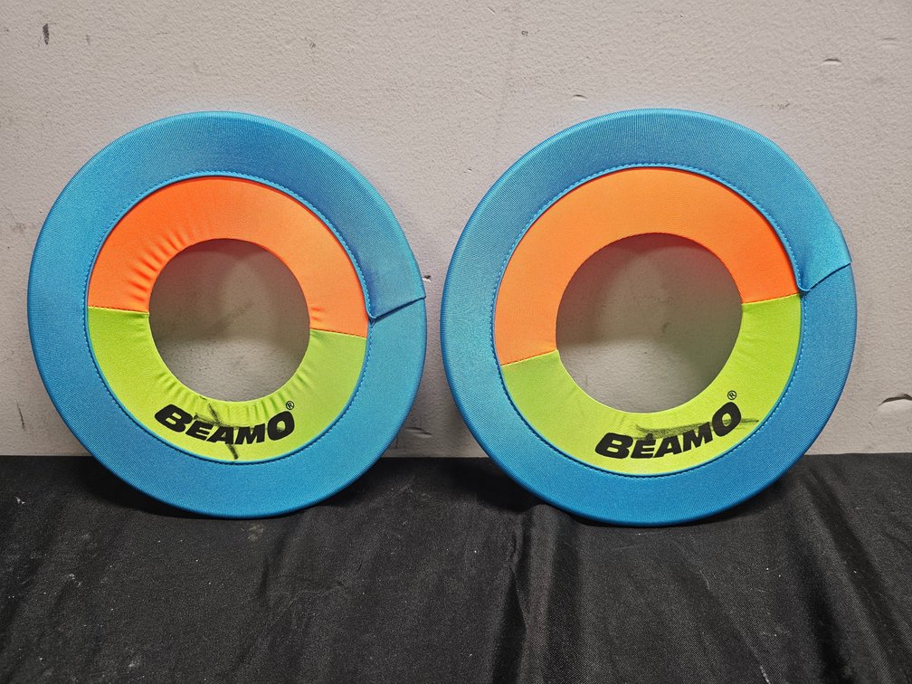 (2) Toysmith 10 Beamo Frisbee 