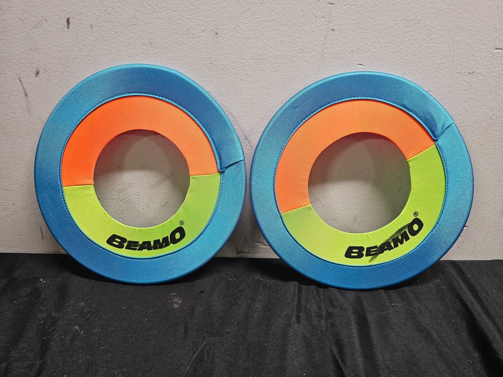 (2) Toysmith 10 Beamo Frisbee 
