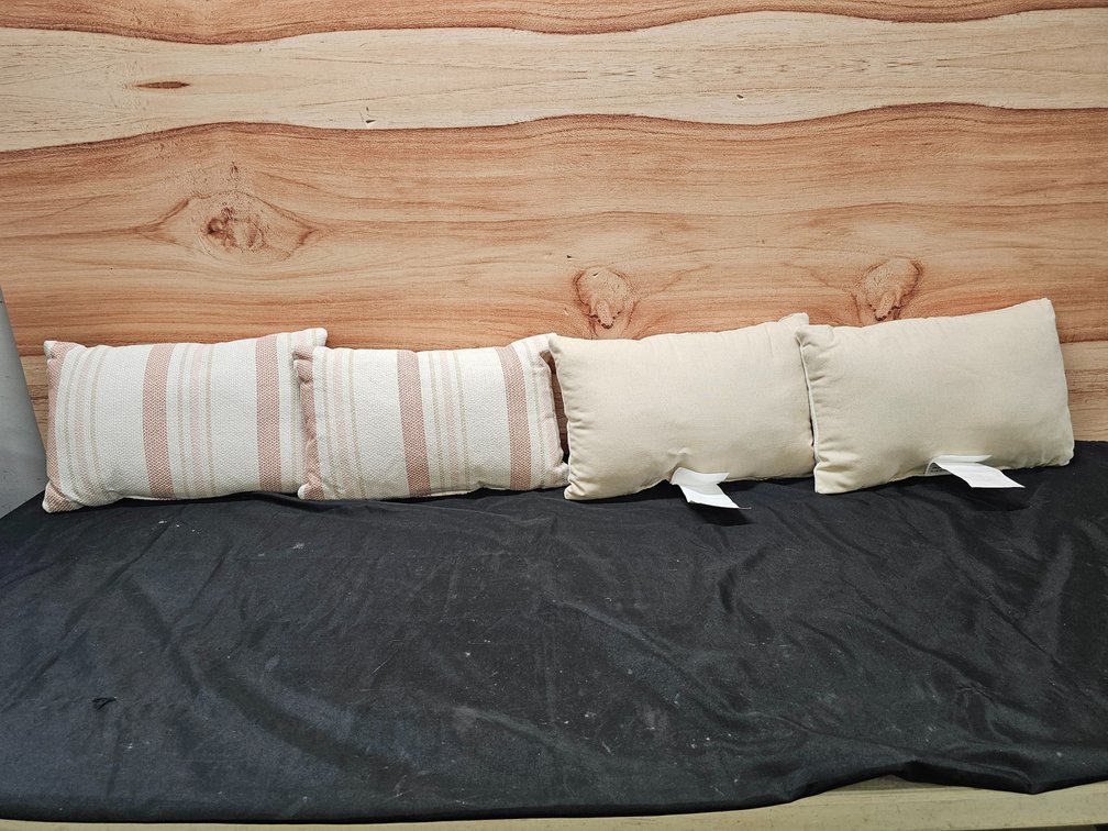 (4) 12in x 18in Orange Pillow
