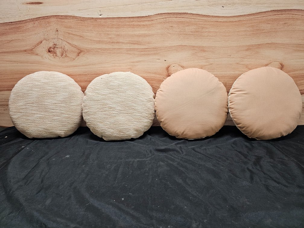 (4) 16in Threshold Round Toss Pillow