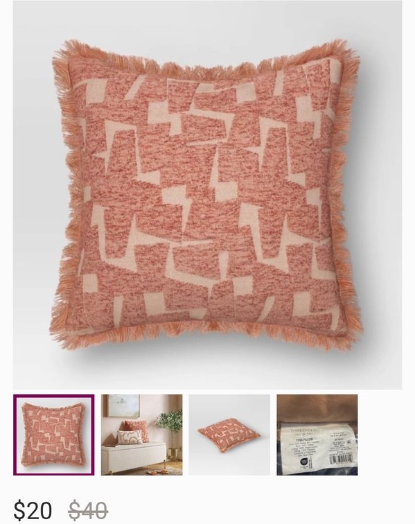 (2) 18”x18” Throw Pillows