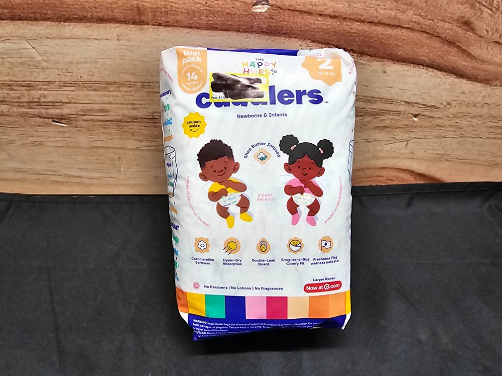 Size 2 The Happy Hues Cuddlers Diapers 