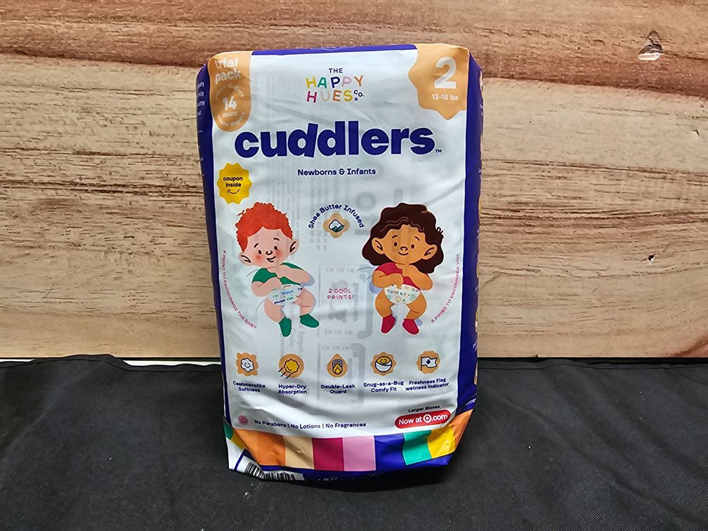 Size 2 The Happy Hues Cuddlers Diapers