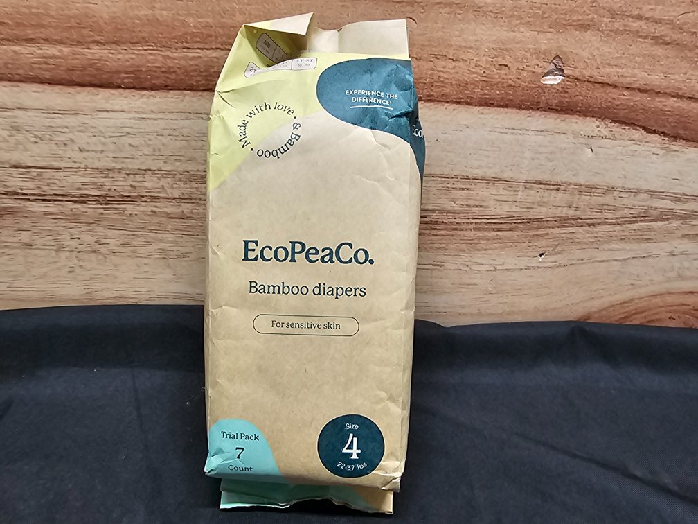 Size 4 EcoPeaCo. Bamboo Diapers