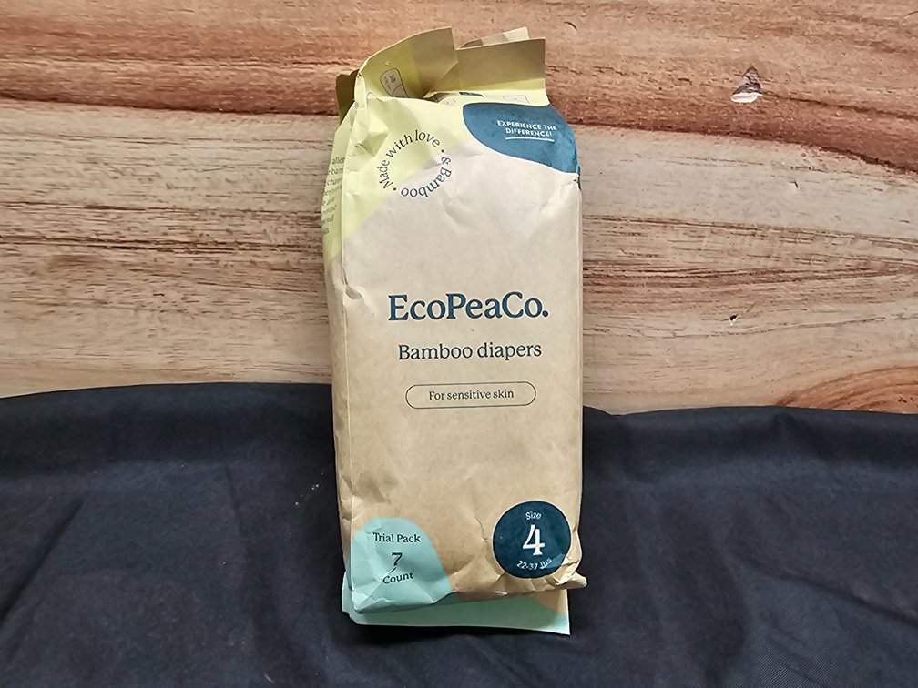 Size 4 EcoPeaCo. Bamboo Diapers