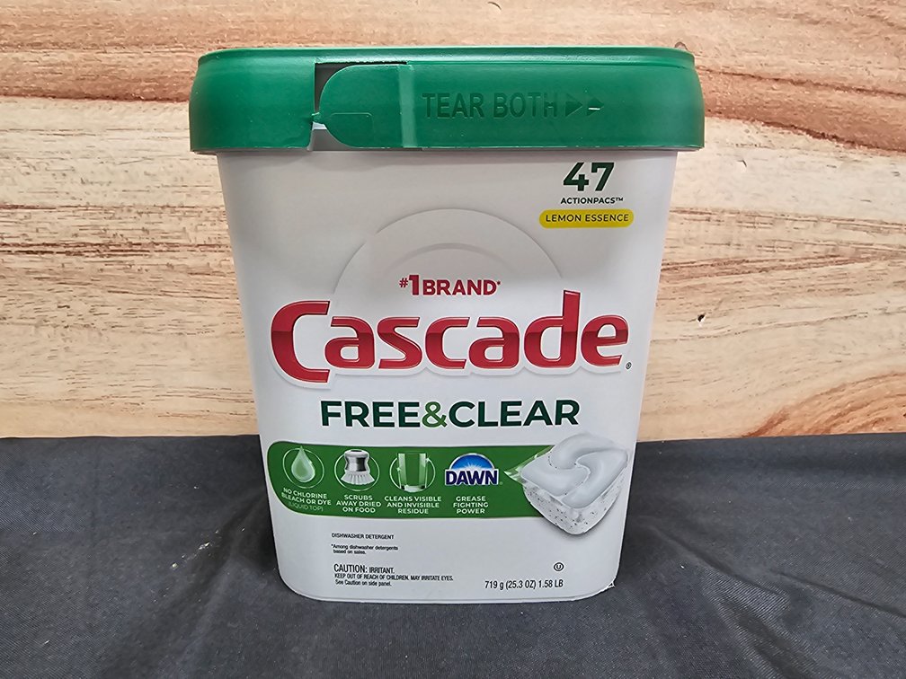 Cascade Free & Clear 47 Actionpacs Lemon Essence