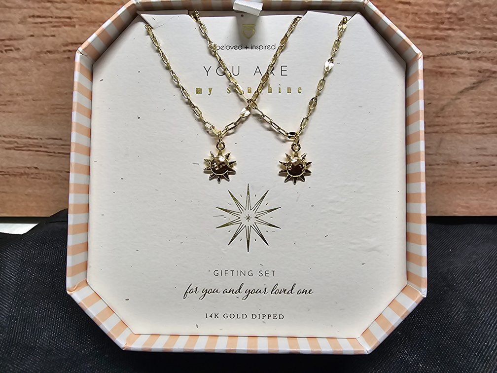 14k Gold Dipped Necklace Gifting Set