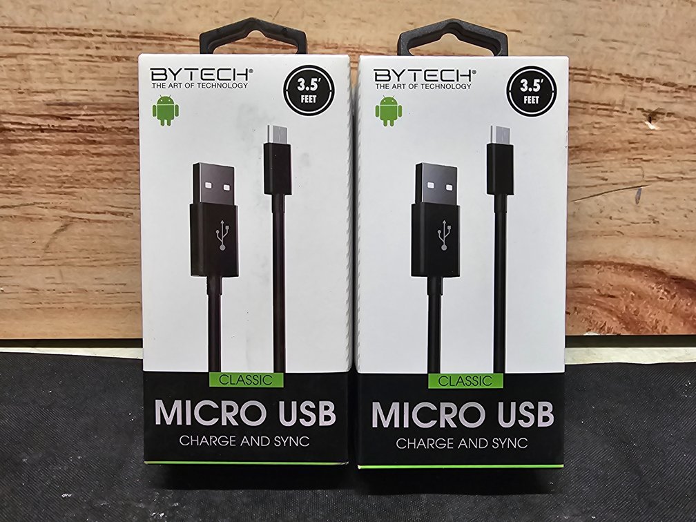 (2) Bytech Micro USB Charge and Sync 