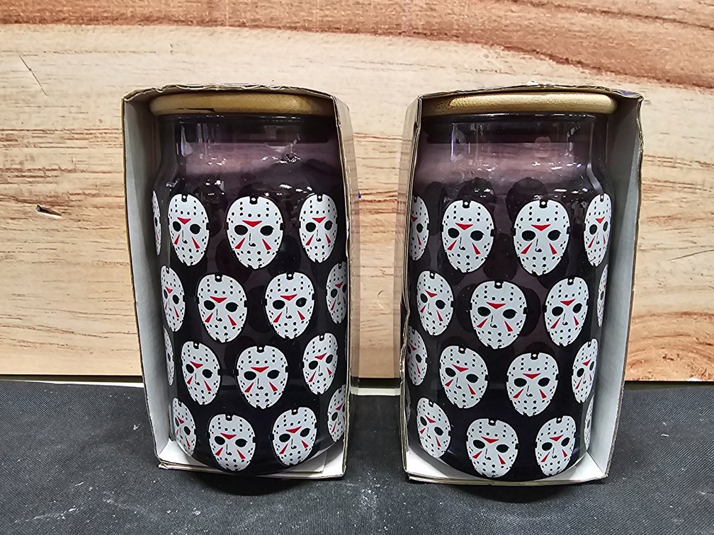 (2) Glass Tumbler 