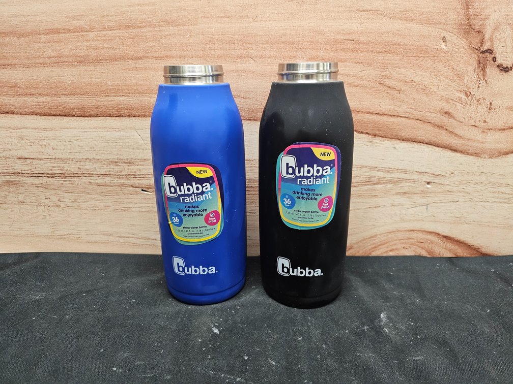 (2) Bubba 40oz Straw Water Bottle 