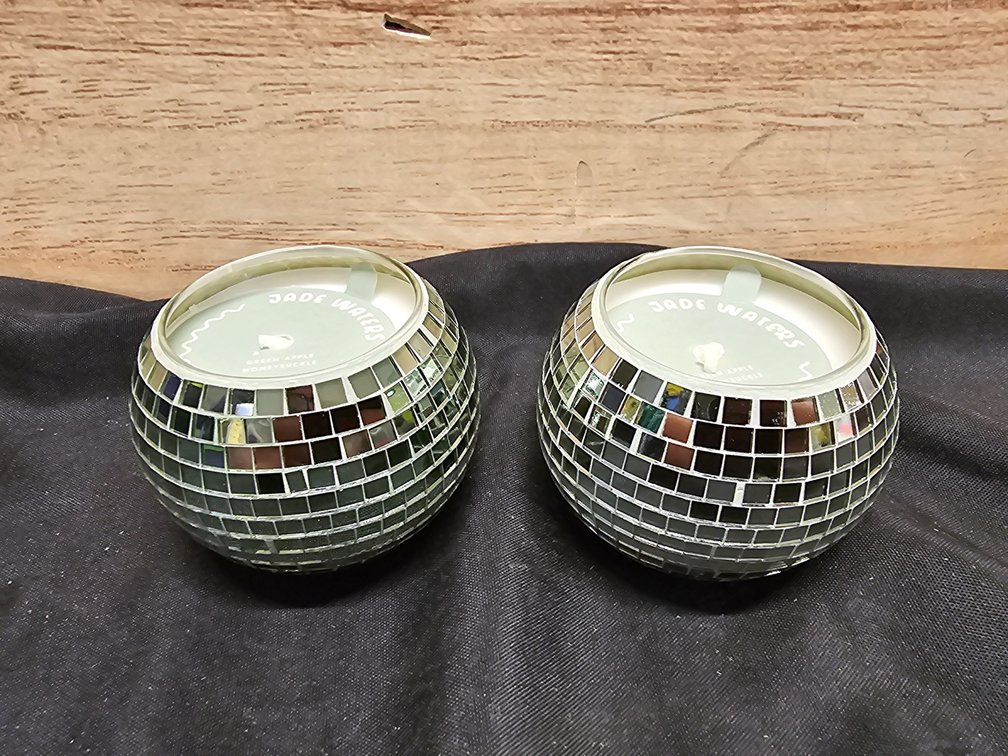 (2) 4.8oz Jade Waters Scented Candle 