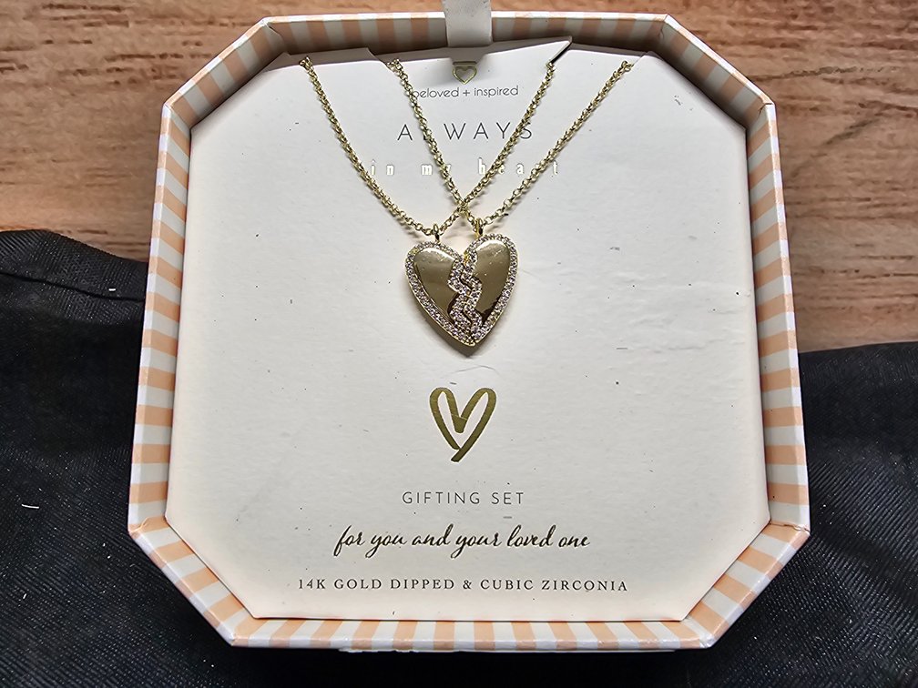 14k Gold Dipped & Cubic Zirconia Giftin Set