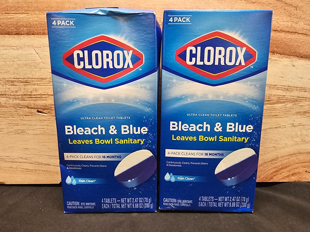 (2) Clorox Bleach & Blue 4pk