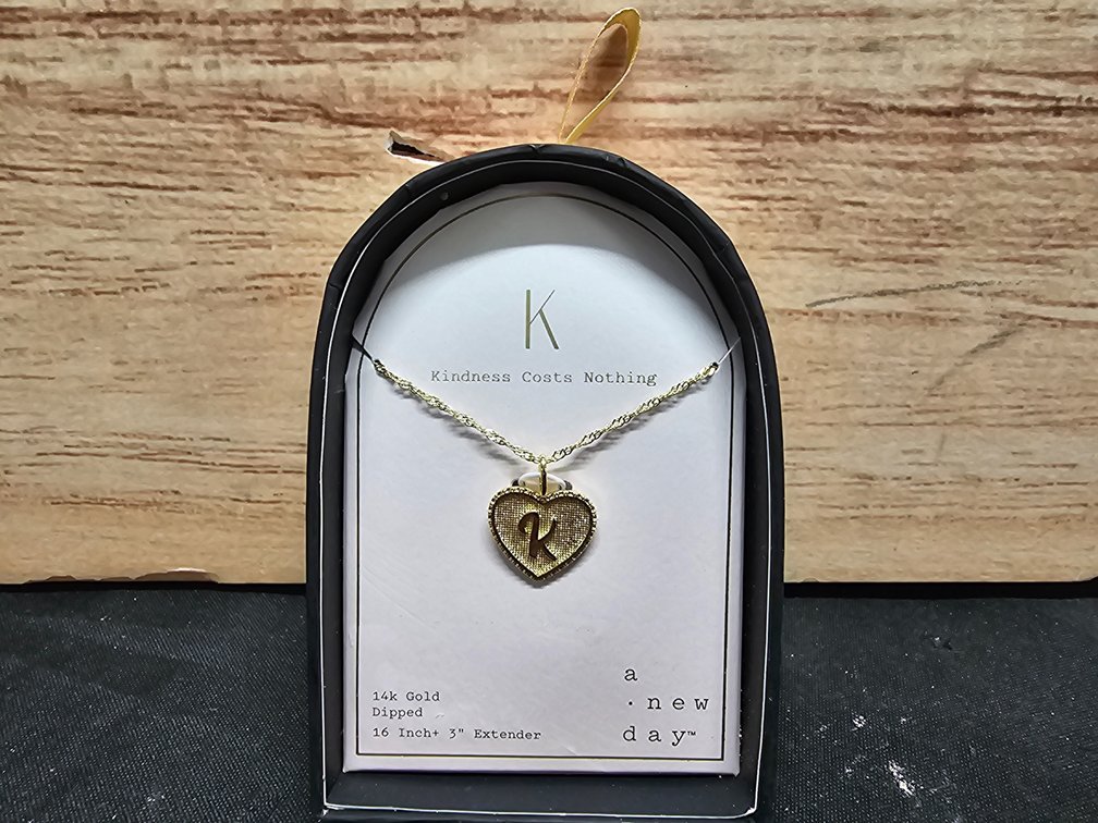 14k Gold Dipped 16in + 3in Extender Necklace 