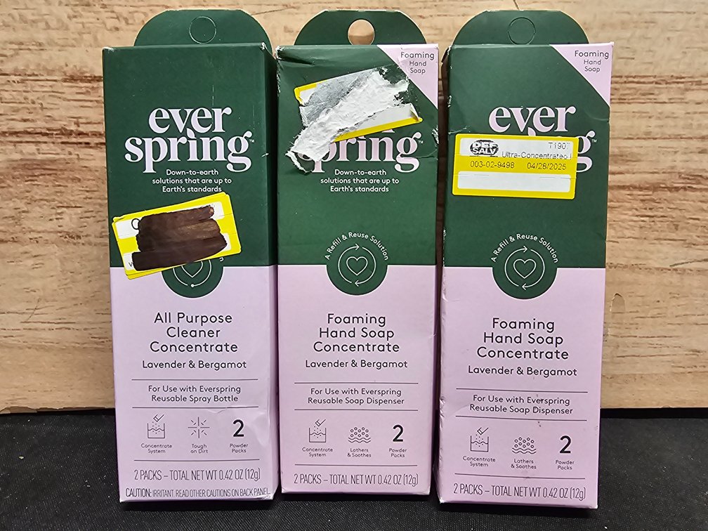 (3) Ever Spring All Purpose Cleaner Concentrate 2pk