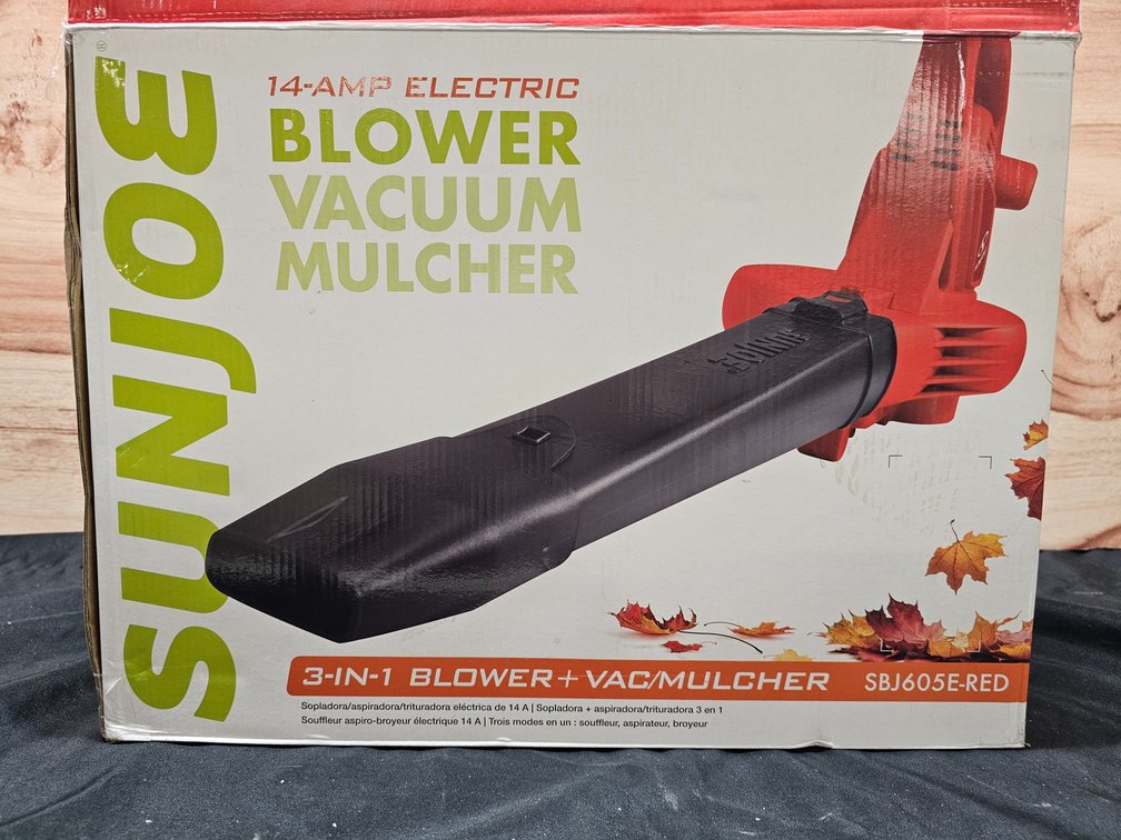Sunjoe 14amp 3-in-1 Vac/Mulcher+Blower