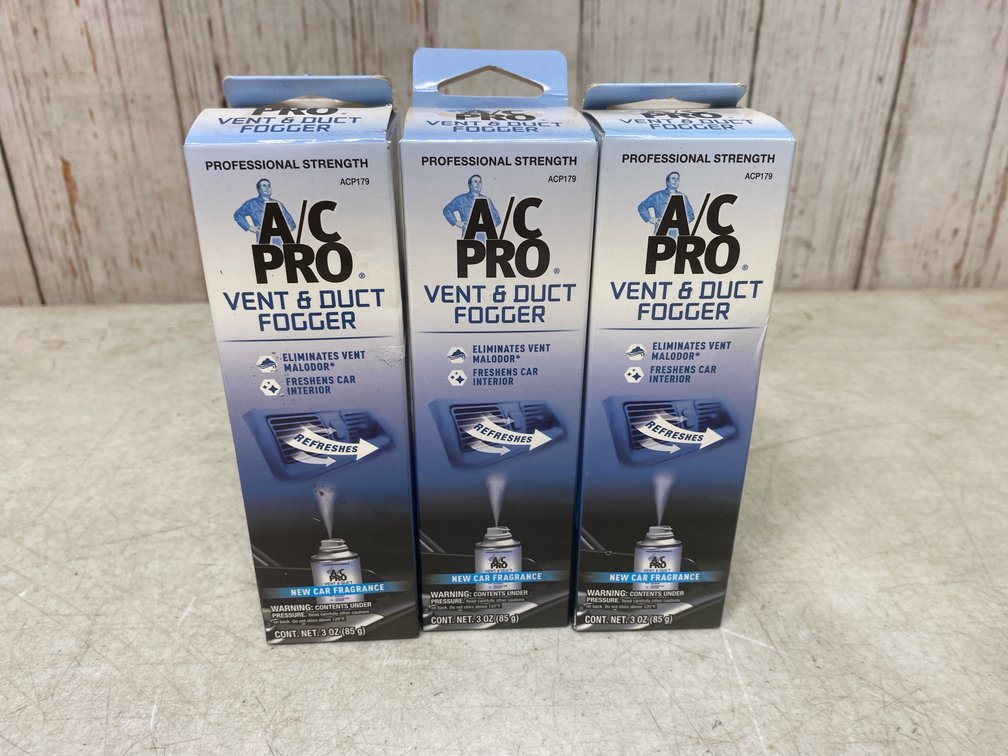 (3) A/C Pro Vent & Duct Fogger