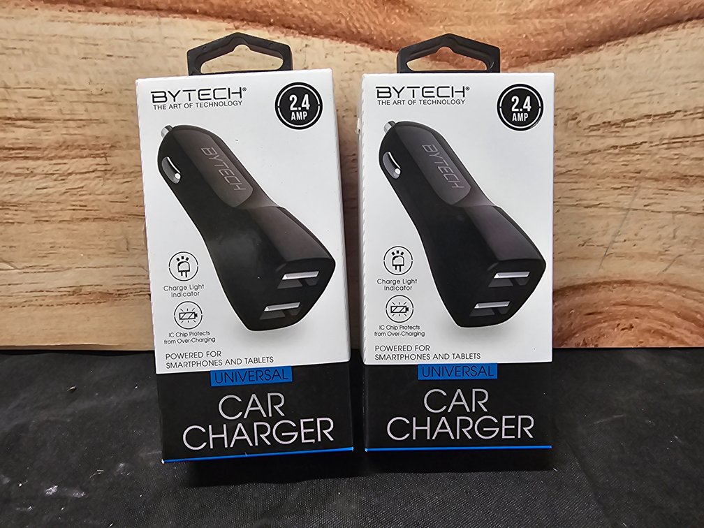 (2) Bytech Universal Car Charger