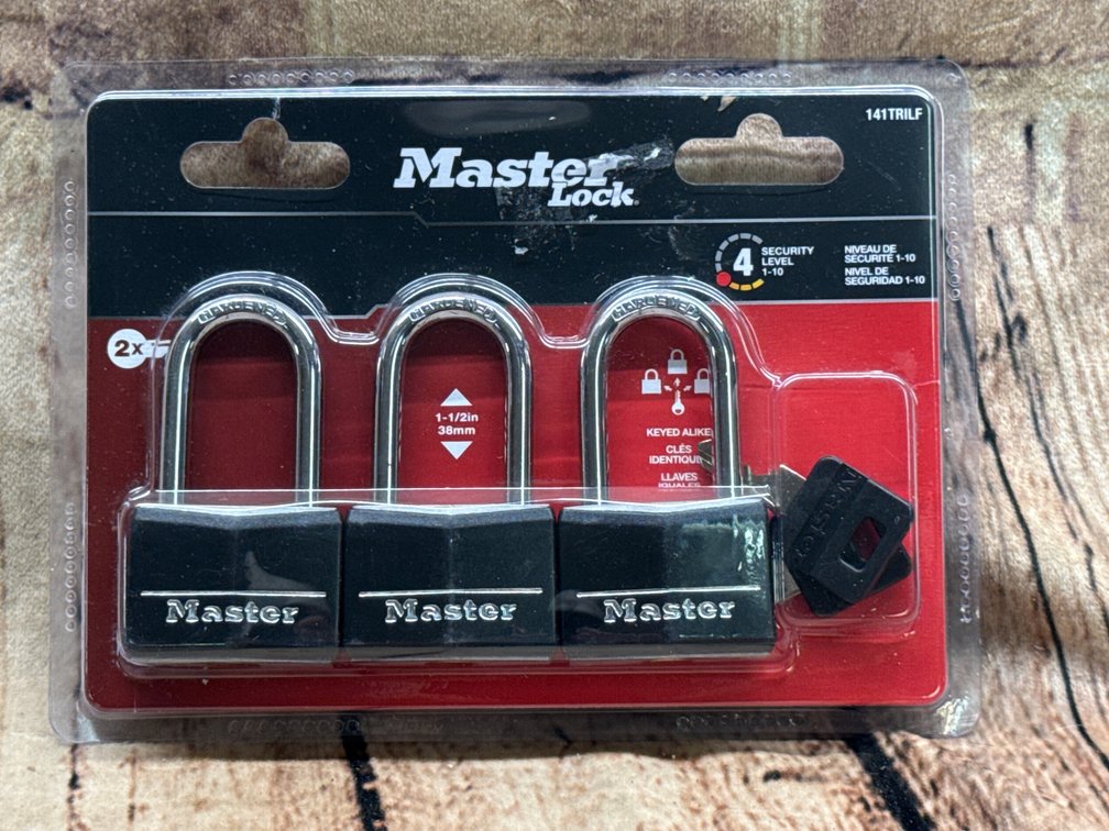 Master Lock 3 pack 