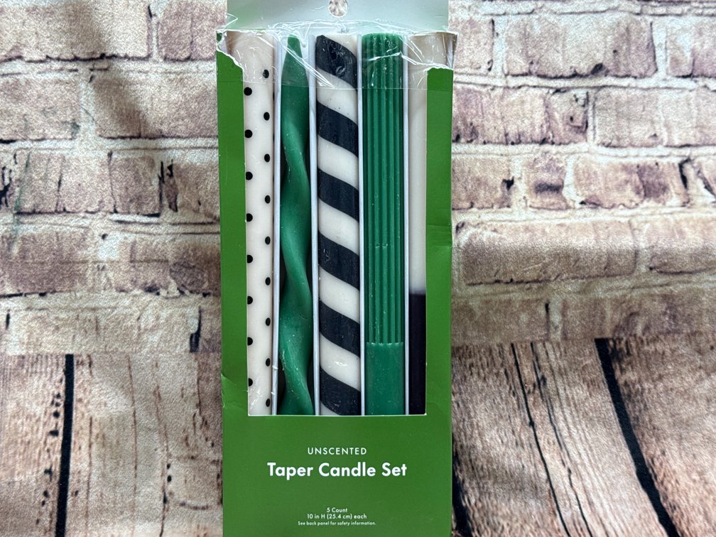 Tapered 10” candle set 