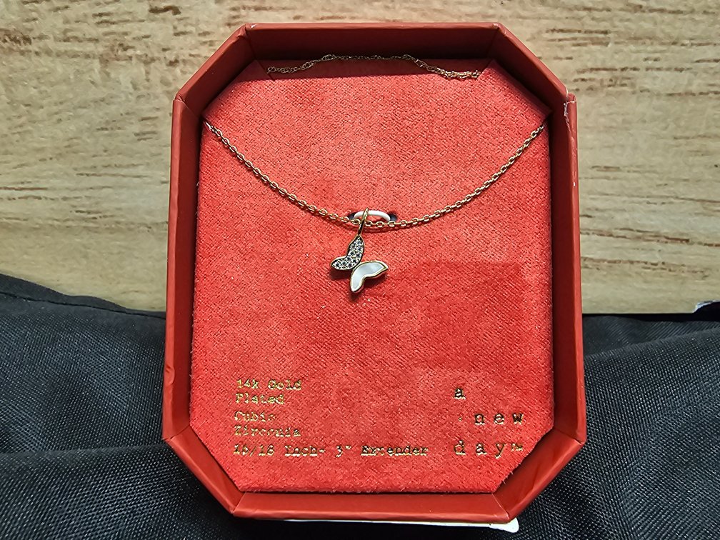 14k Gold Dipped 16in +3in Extender Necklace