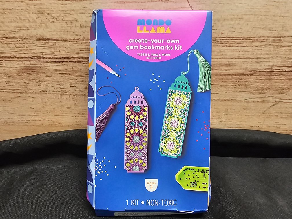 Mondo Llama Create Your Own Gem Bookmark Kit