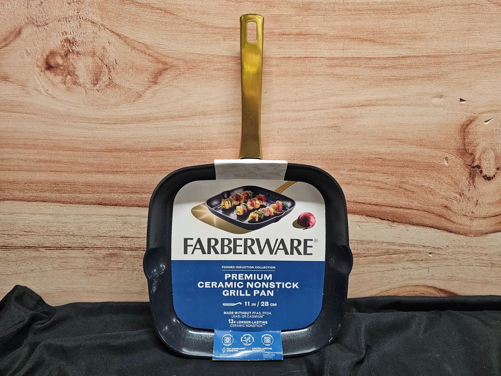 Farberware 11in Premium Ceramic Nonstick Grill Pan