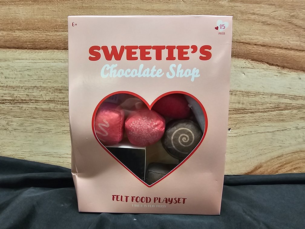 15pc Sweetie's Chocolate Shop Felt Food Playset