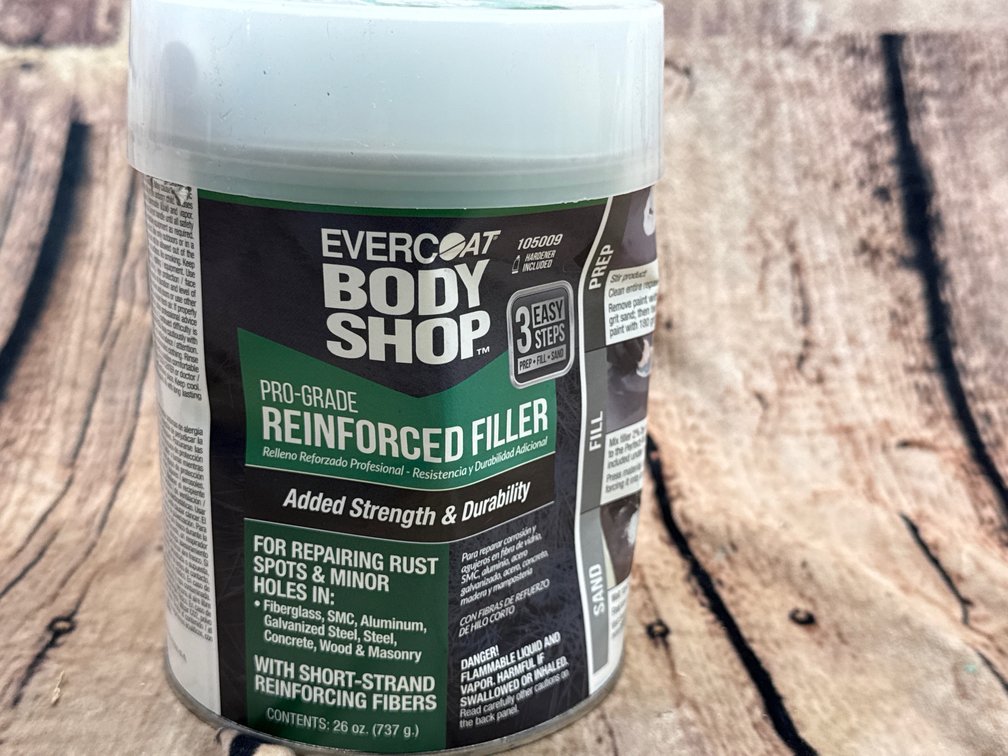 Evercoat body shop pro-grade reinforced filler 