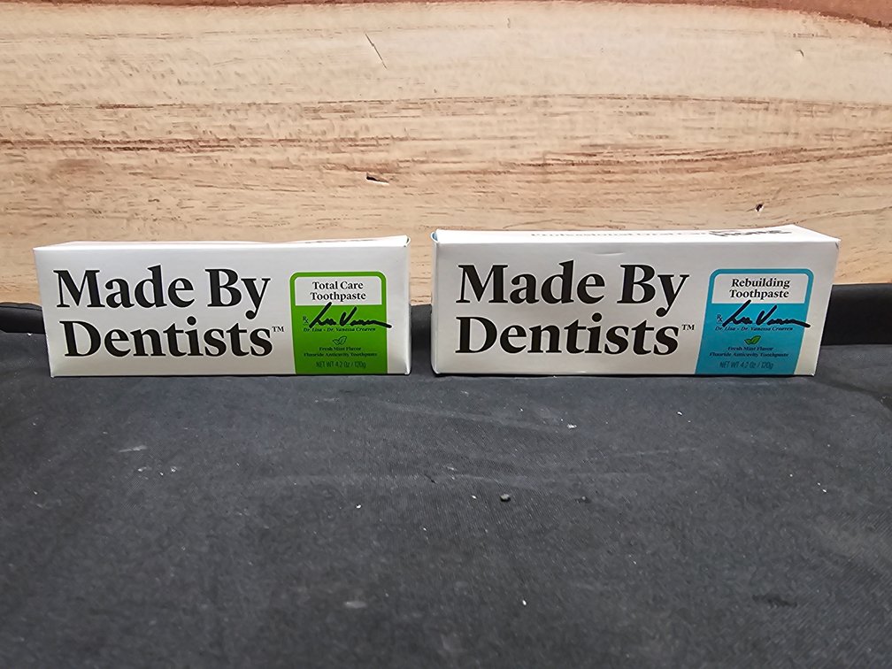 (2) 4.2oz Made By Dentistis Toothpaste 