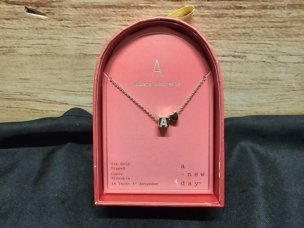 14k Gold Dipped 16in in + 3in Extender Necklace 