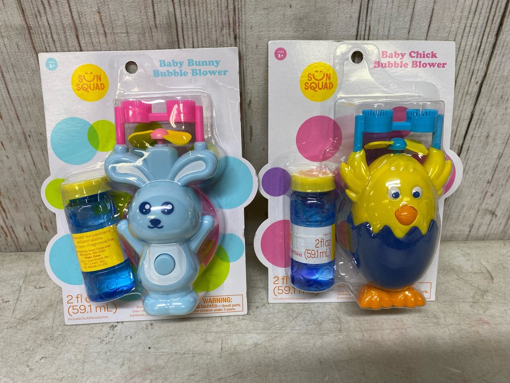 (2) Baby Bubble Blowers