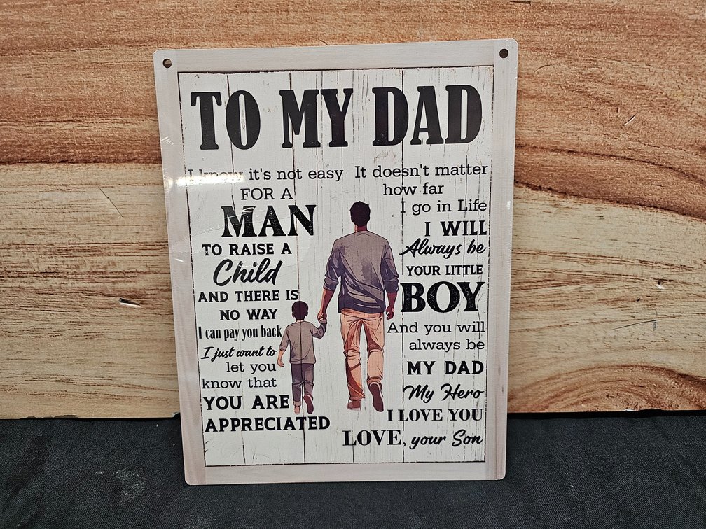 8in x 10.25in Sign 
