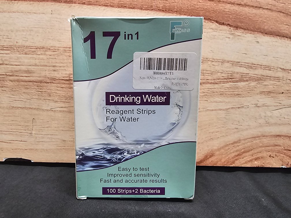 Funess Drinking Water Reagent Strips 100Strips+2 Bacteria 