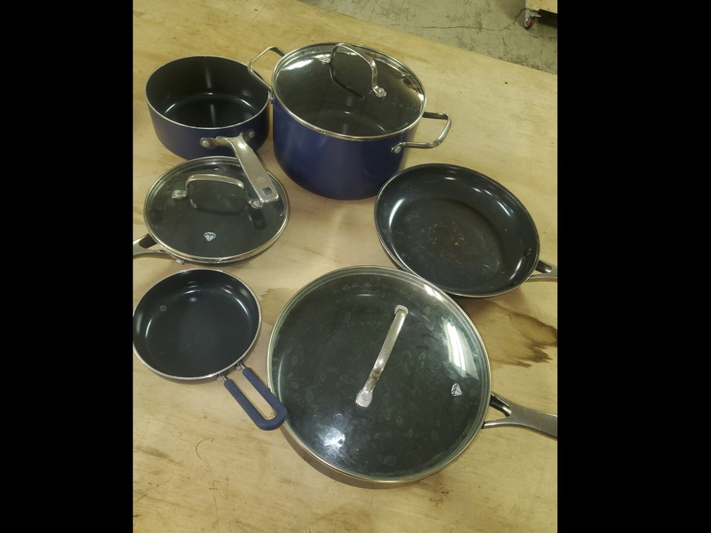 Blue Diamond pan set