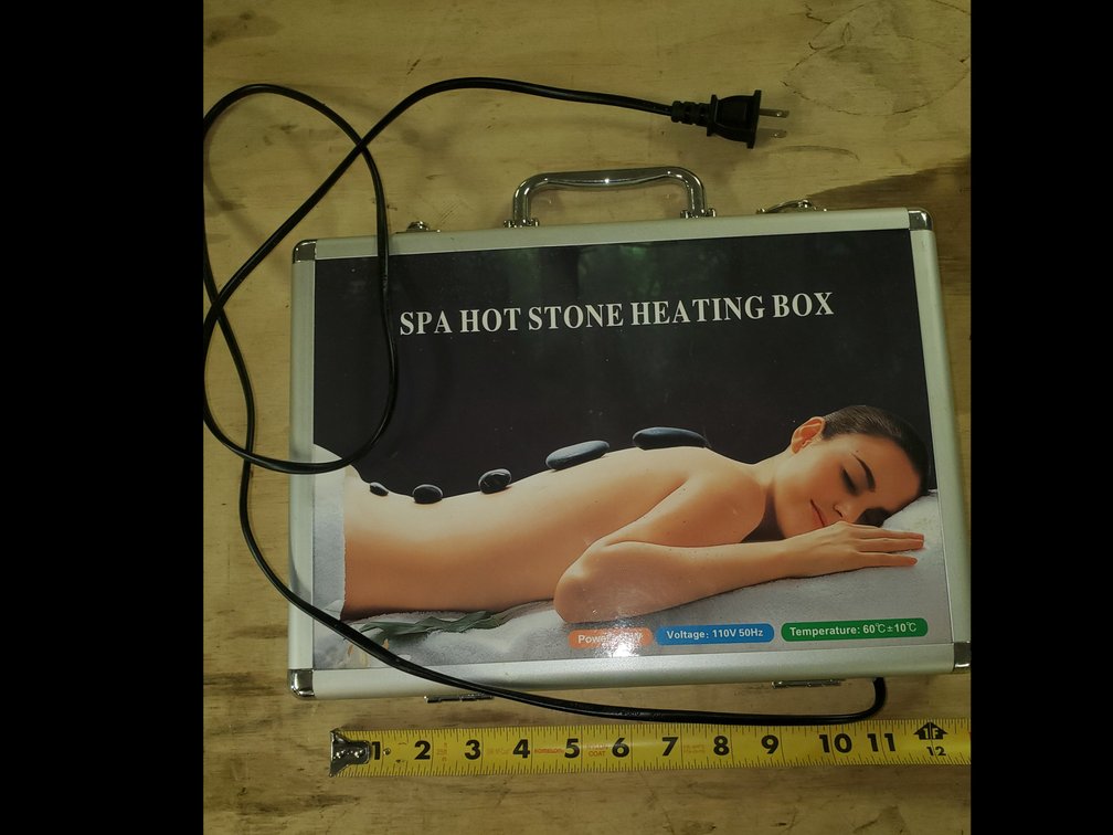 Spa Hot Stones with heating box