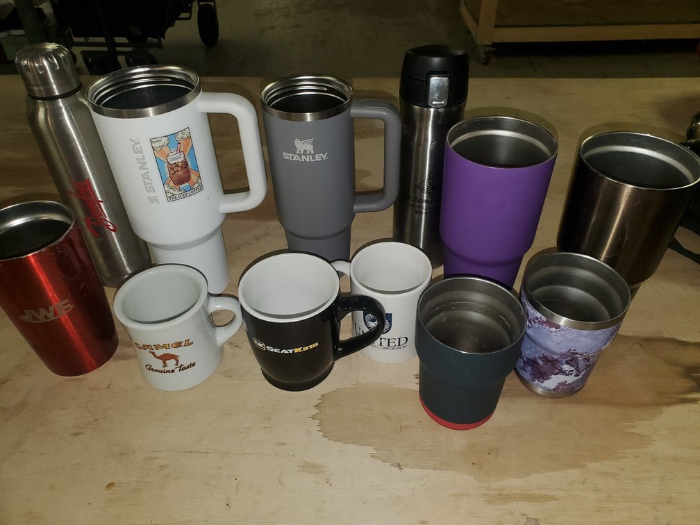Large cup lot