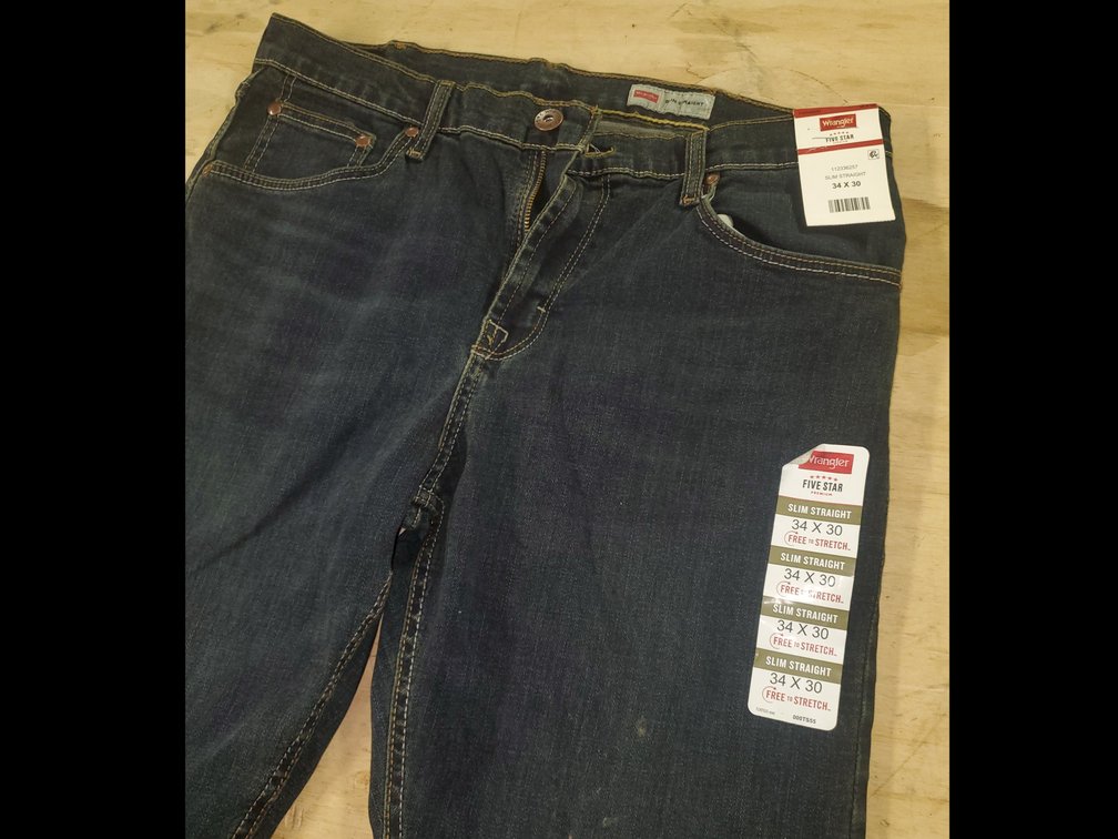 Wrangler, 34x30 Slim Straight Jeans