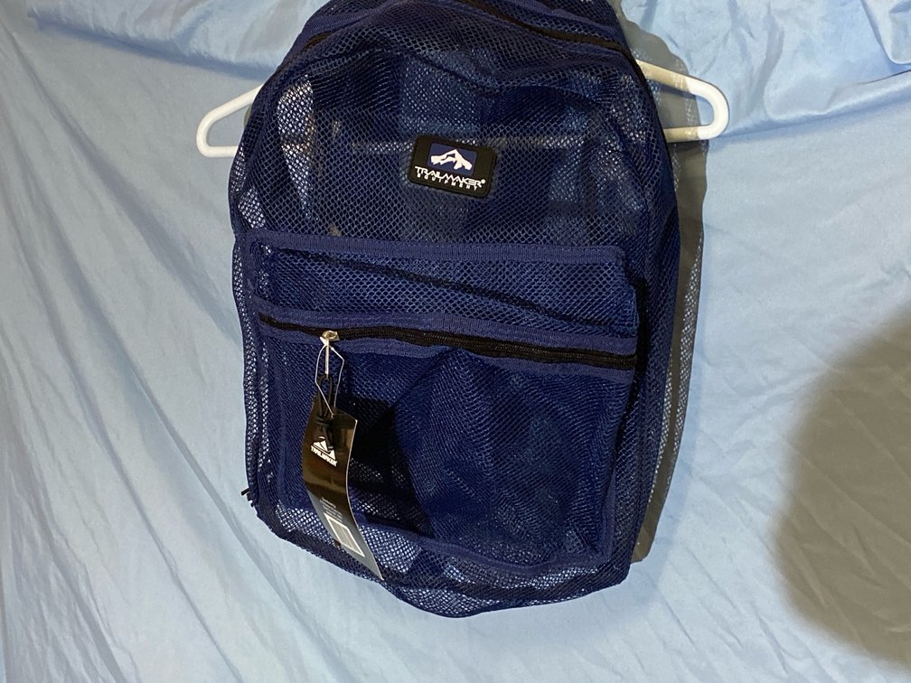Trailmaker See-Through Mesh Backpack
