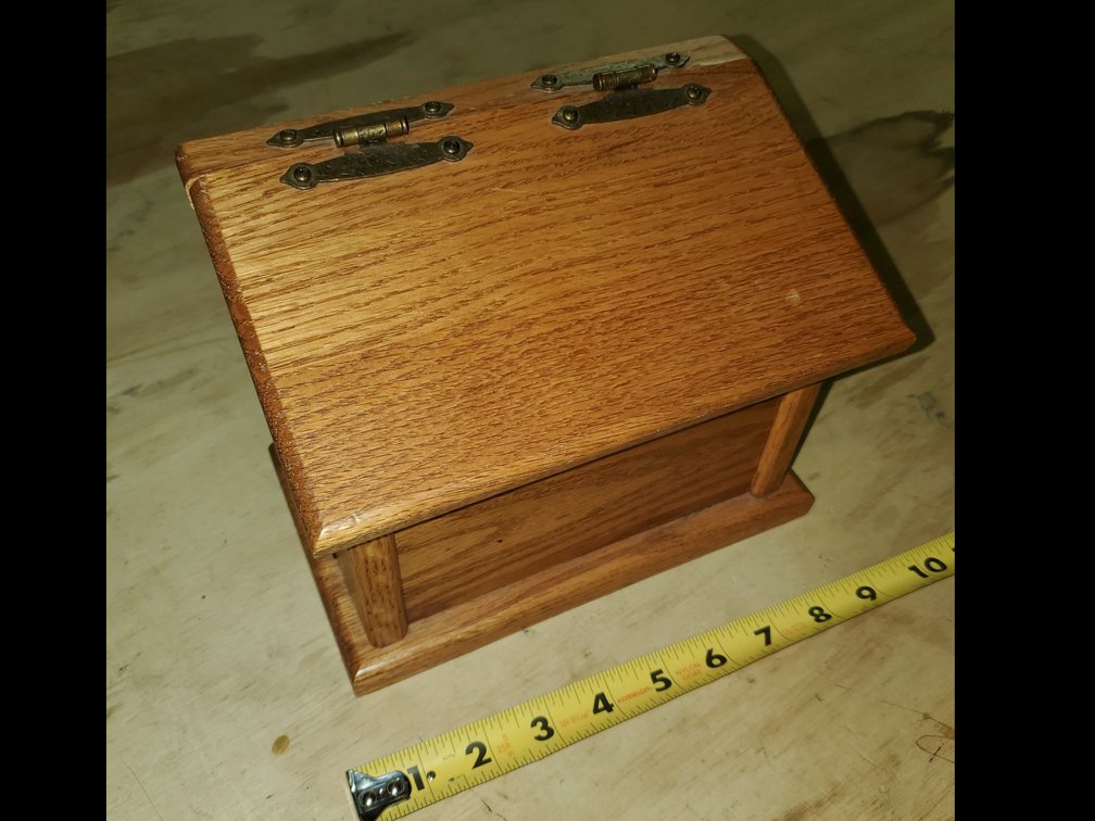 Oak Recipe Box