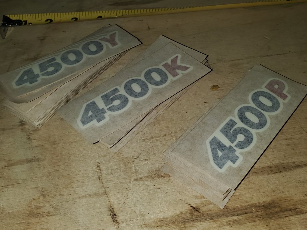Ventrac - 4500 Y, K, & P Decals