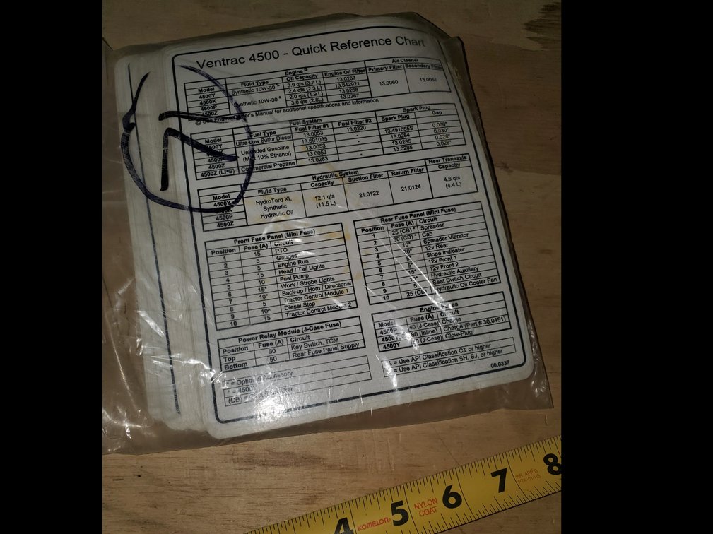 Ventrac Quick Service Decal