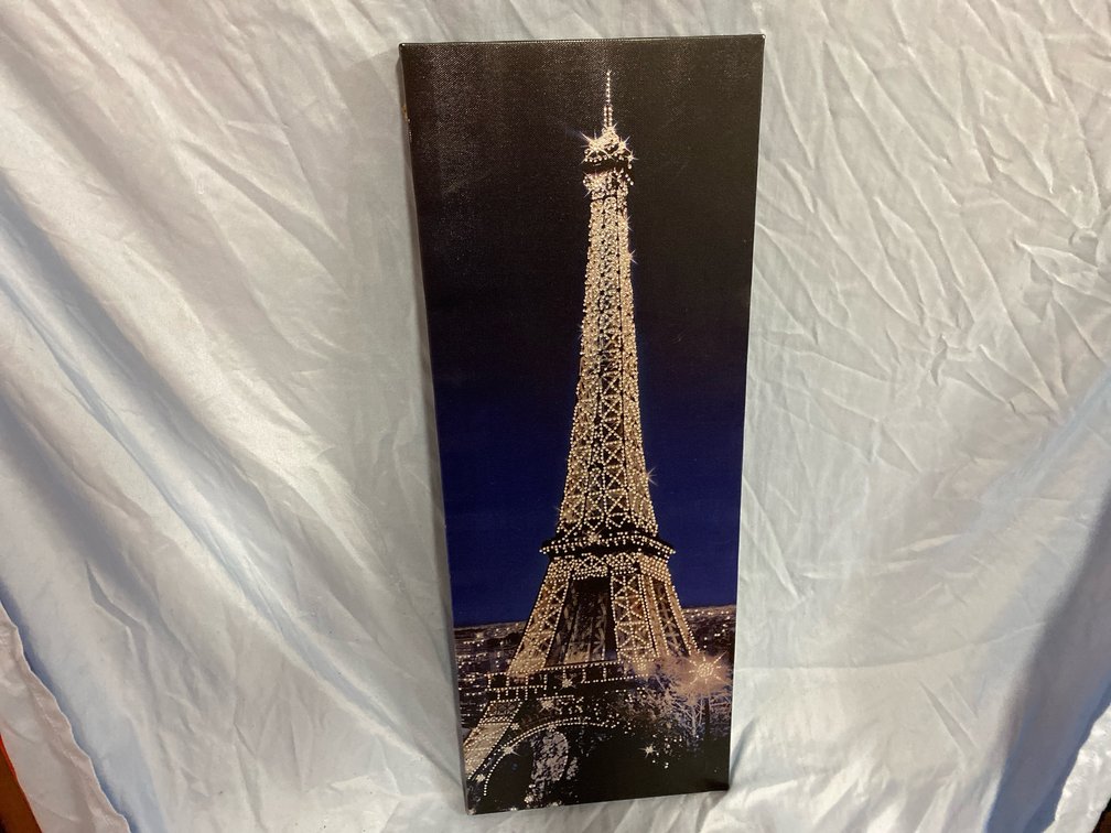 9”x24” Eiffel Tower Wall Art