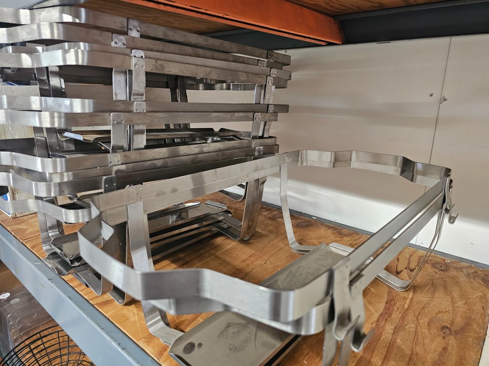 (12)  Stainless Chafing Stand 