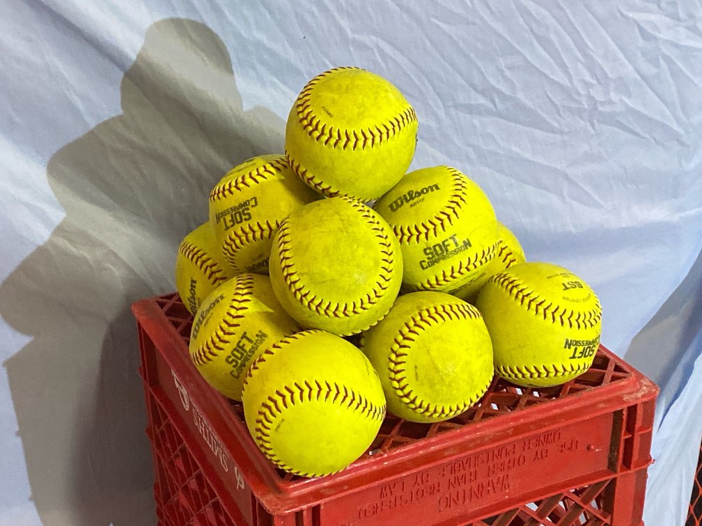 (11) 12”  Indoor Softballs